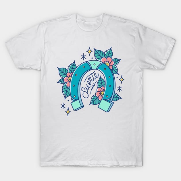 Lucky horseshoe T-Shirt by Paolavk